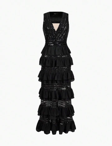 Rochie lunga MOTF, negru