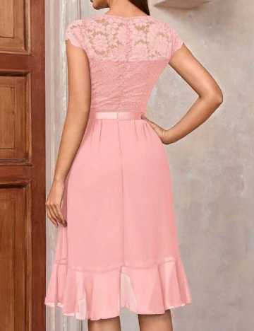 Rochie scurta Miusol, roz Roz