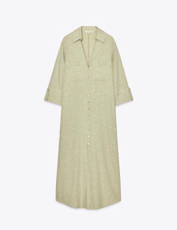 Rochie medie Zara, verde