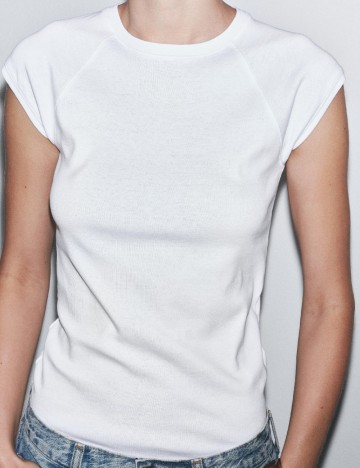Tricou Zara, alb