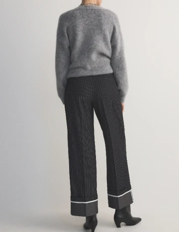Pantaloni Reserved, gri inchis