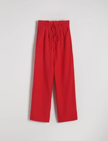 Pantaloni Reserved, rosu