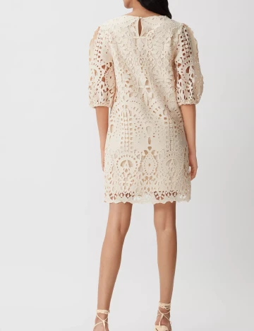 Rochie scurta Comma, crem