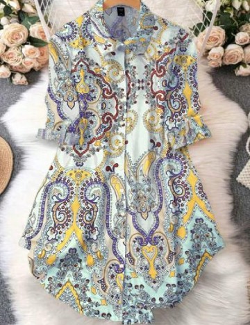 
						Rochie scurta SHEIN CURVE, mix culori