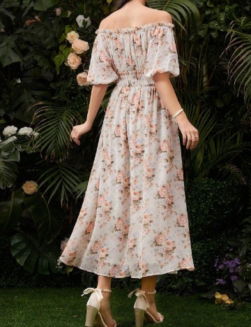Rochie medie SHEIN, floral print