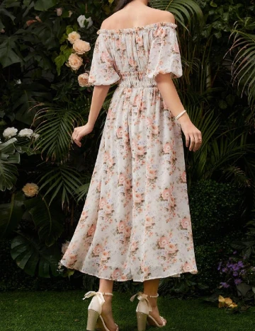 Rochie medie SHEIN, floral print
