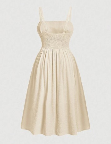 Rochie medie SHEIN CURVE, crem