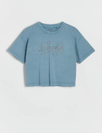 Tricou Reserved, albastru
