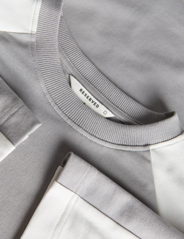 Tricou Oversize Reserved, gri
