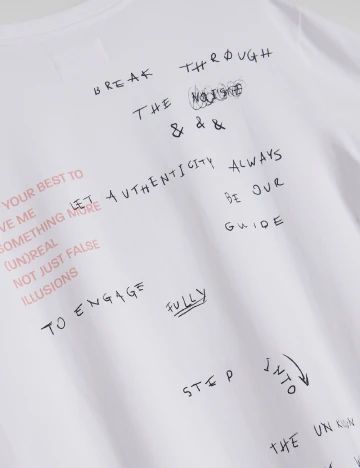 Tricou Reserved, alb