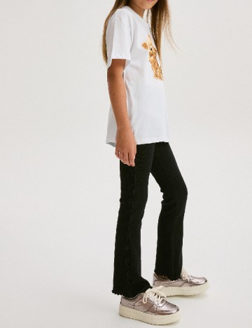Pantaloni Reserved, negru