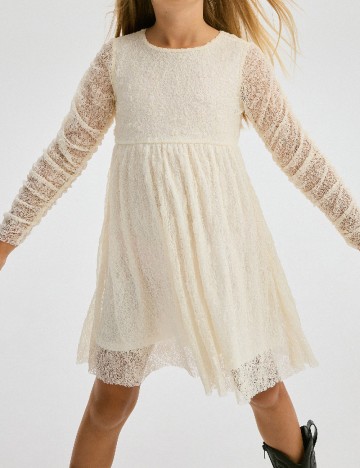 Rochie Reserved, ecru