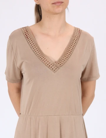 Rochie scurta Vero Moda, maro