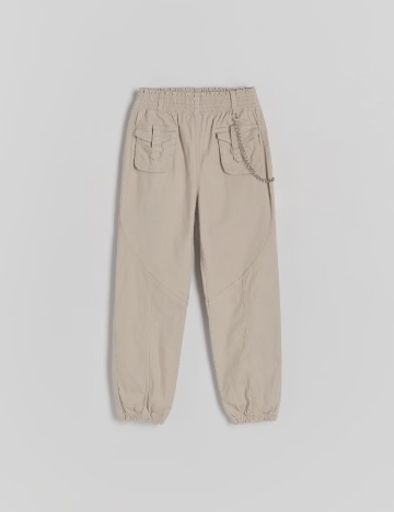 Pantaloni Reserved, bej