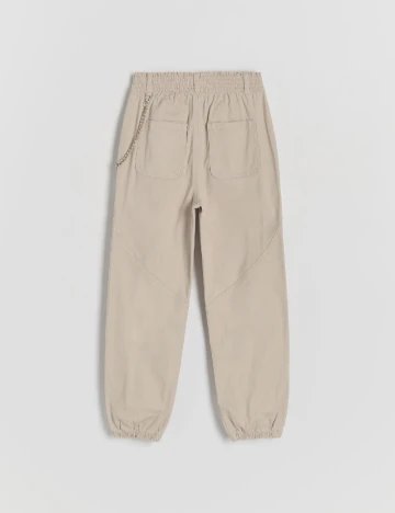 Pantaloni Reserved, bej