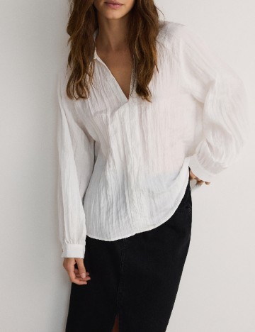 
						Bluza Reserved, alb