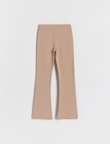 Pantaloni Reserved, maro deschis