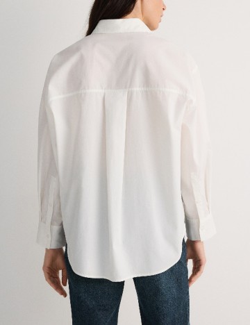 Camasa Oversize Reserved, ecru