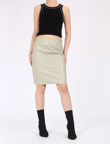 Fusta Vero Moda, verde deschis