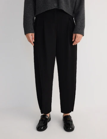 Pantaloni Reserved, negru