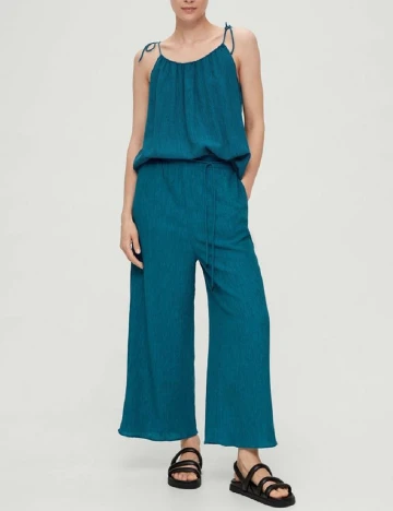 Pantaloni s.Oliver, turcoaz