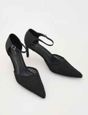Pantofi Reserved, negru