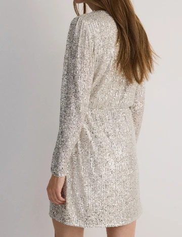 Rochie scurta Reserved, crem