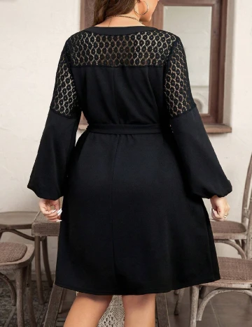 Rochie scurta SHEIN CURVE, negru