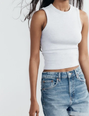 Top Zara, gri
