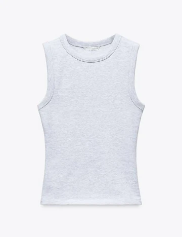 Top Zara, gri