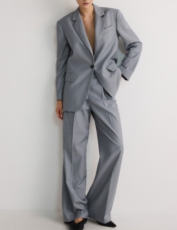 
						Sacou Oversize Reserved, gri