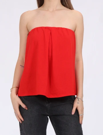 Top Vero Moda, rosu Rosu