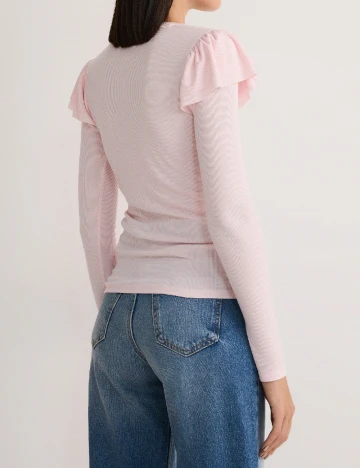 Bluza Reserved, roz Roz