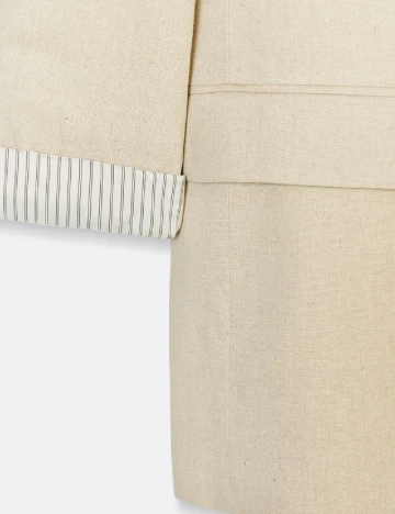 Sacou Oversize Zara, bej Crem