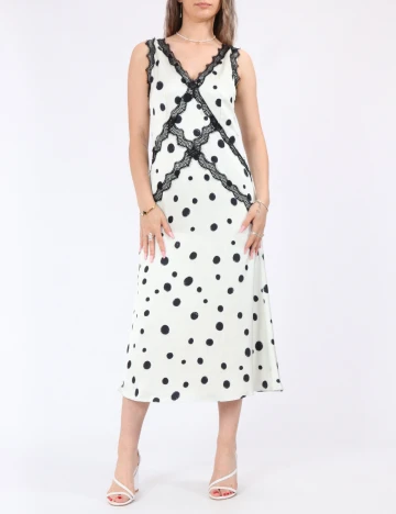 Rochie medie Coast, ecru
