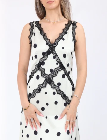 Rochie medie Coast, ecru