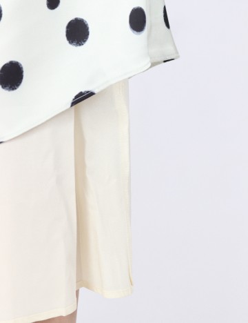 Rochie medie Coast, ecru