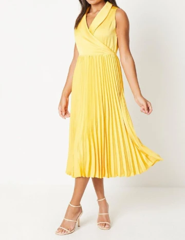 Rochie medie Coast, galben