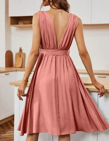 Rochie scurta SHEIN, roz Roz