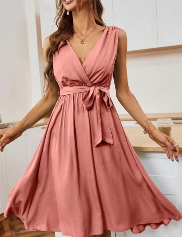 Rochie scurta SHEIN, roz Roz