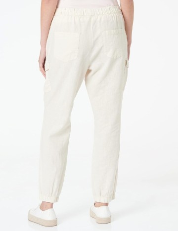 Pantaloni Q/S, crem