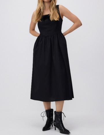 
						Rochie medie Reserved, negru