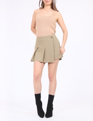 Fusta pantalon Only, verde