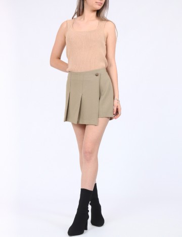 Fusta pantalon Only, verde