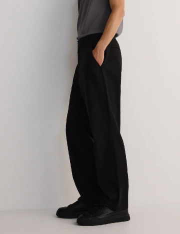 Pantaloni Reserved, negru Negru
