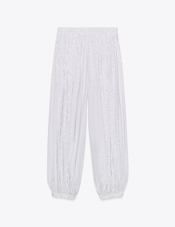 Pantaloni Zara, alb