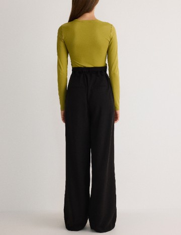 Pantaloni Reserved, negru