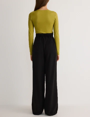 Pantaloni Reserved, negru