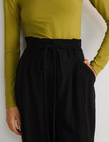 Pantaloni Reserved, negru