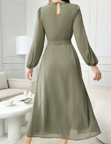 Rochie lunga SHEIN, verde Verde